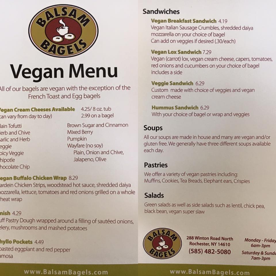 Balsam Bagels Rochester VegFest